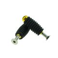Rzmmotor 1 Pair 6mm Cnc Aluminum Rubber Motorcycle Spare Small Gear Shift Brake Lever Peg Pedal Cover Head Gold Rearsets
