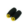 Rzmmotor 1 Pair 6mm Cnc Aluminum Rubber Motorcycle Spare Small Gear Shift Brake Lever Peg Pedal Cover Head Gold Rearsets