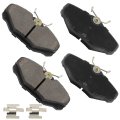 Rear Ceramic Disc Brake Pad Set For Ford Taurus 1993 2005 Lincoln Continental 2002 Mercury Sable D610 Model 155331 4 Pieces 