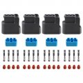 Autokay 4pcs 3-pin Ignition Coil Pack Connector Plug Housing Compatible With Honda S2000 F20 F22