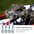 4 Sets Carburetor Carb Studs Kit 5 16 X 1-3 8 Fit For Holley Edelbrock Barry Grant Demon