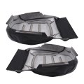 Black Perforated Leather Seat Cover Replacement For Passat 2012 2020 2 Piece Front Driver And Passenger Side Bottom Set Custom 