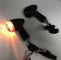 Httmt Mt303-013- Universal Motorcycle 12v Turn Signal Light Indicator Blinker Black For H-d Us 