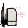 Spieg Passenger Side Mirror Upper Glass Replacement For Dodge Freightliner Mercedes Sprinter Van 2019-2022 Heated With Back