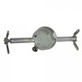 2 Pack Of Hubbell Raco 936 4 In Round Retro-brace Ceiling Fan-rated Support Gray 