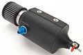 Black Breather Tank With 6an Fitting 1 Qt Medium Racing Fuel System Part 605-025-01 Polyethylene Construction