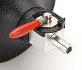 Black Breather Tank With 6an Fitting 1 Qt Medium Racing Fuel System Part 605-025-01 Polyethylene Construction