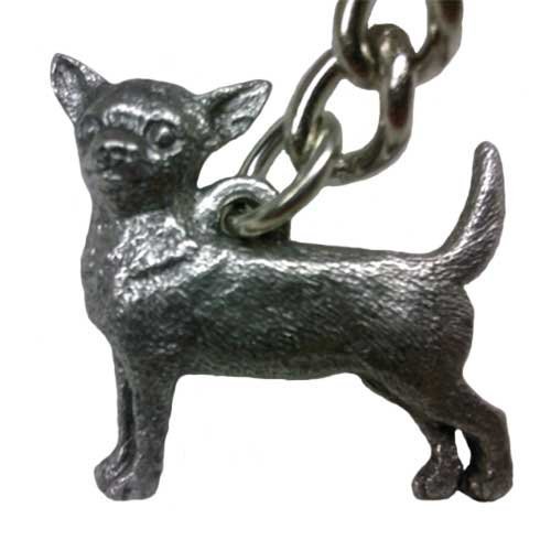 Liphontcta Chihuahua George Harris Pewter Keychain