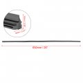 X Autohaux 2pcs 650mm 26inch 8x10mm 3 Section Rubber Windshield Wiper Blade Refills For Car