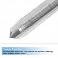 Uxcell 3pcs Metric Hand Tap And Die Set M6 X 0 5 Taper Plug Thread Taps Rounding Tapping Tool Kit For Thread Repair