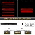 Vipmotoz Full Led Third Brake Tail Cargo Chmsl Light Compatible With 2005-2013 Chevy Corvette C6 Chrome Housing Smoke Tinted