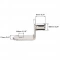 Uxcell Shelf Support Peg 6mm L Shaped Furniture Cabinet Closet Bracket Pegs With Hole For Kitchen Book Shelves Supplies 40pcs