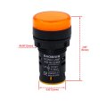 Baomain Ad16-22d S31 24v Ac Dc 20ma Energy Saving Led Indicator Light Green Yellow Red Pack Of 3
