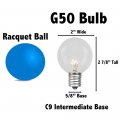Novelty Lights Incandescent G50 Globe Replacement Bulbs Outdoor Individual For Events Holiday Parties Patios And More E17 C9