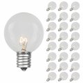 Novelty Lights Incandescent G50 Globe Replacement Bulbs Outdoor Individual For Events Holiday Parties Patios And More E17 C9