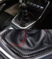 Real Carbon Fiber Gear Shift Console Panel Trim Compatible With 2022-2023 Subaru Brz Toyota Gr86