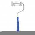 High Strength Roller Frame With Ergonomic Handle Easy Control For Painting Dust Stick Cleaning 4 In 