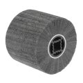 120mmx100mm Non-woven Polishing Burnishing Wheel Nylon Wire Drawing Abrasive Flap 400 Grit For Stainless Steel Copper Metal 