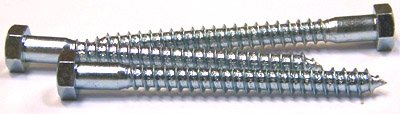 1 2 In X Lag Screws Steel Zinc 200 Piece Carton