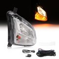 Hecasa Right Turn Signal Light For 2018-2021 Chevrolet Equinox Replacement Gm2593323 84226250 Lamp W Fog Clear Lens Chrome 