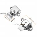 Uxcell Twist Latches Iron Spring Loaded Butterfly Latch For Toolbox Suitcases Wooden Box 2 2x2 4pcs