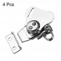 Uxcell Twist Latches Iron Spring Loaded Butterfly Latch For Toolbox Suitcases Wooden Box 2 2x2 4pcs