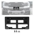 Jmtaat Front License Plate Holder Bracket For 2019-2023d Ranger Lariat Xl Xlt Replacement For Fo1068176 Kb3z17a385a Mounting 