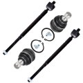 4 Piece Suspension Kit Ev457 K7449 Front Inner Tie Rod End And Lower Ball Joint For Chrysler Sebring 2001 2005 Dodge Stratus 