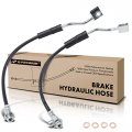 A-premium Front Driver And Passenger Brake Hydraulic Hose Compatible With Ford Models F-150 1990-1996 For Bronco 1990-1992