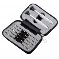 12 Piece Mini Precision Screwdriver Set Nutdriver Repair Tool Kit For Watches Mobile Phones Eyeglasses And Electronics With 