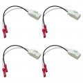 4pcs Car Speaker Wiring Harness Connector Adapter For 2020 Jeep Grand Cherokee Trackhawk Sport Utility 4-door