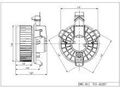 Tyc 700230 Replacement Blower Assembly