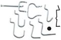 National Hardware N112-060 6 Pack V2394 Lock Peg Hook Assortment Zinc Plated 