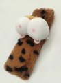 Seemehappy Furry Car Seatbelt Covers For Adults Cute Animal Pad Shoulder Neck Cushion Protector Accessories Corgi