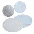 Uxcell 30 Pcs 3-inch Aluminum Oxide White Dry Hook And Loop Sanding Discs Flocking Sandpaper 400 Grit