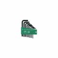 Wiha 36393 Tamper Resistant Torx Short Arm L-key Set 9 Piece 
