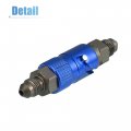 An3 3an Car Motorcycle Quick Release Disconnect Dry Break Coupling Fitting Connector For Brake Hose Blue
