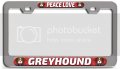 Peace Love Greyhound Dogs Pets Ch 3d Metal License Plate Frame Auto Suv Truck Tag Holder F34 