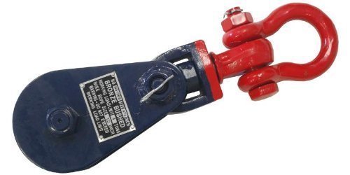 2 Ton Snatch Block With Swivel Shackle 3 In Single Sheave