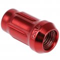 Ocpty M12 5 Red Lug Nuts 20 Pcs Close Wheel With 1 Socket Key 1 4 35 5mm Replacement For Acura Honda