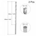 Uxcell Hss High Speed Steel Extra Long Twist Drill Bits 9mm Diameter 250mm Length For Hardened Metal Woodwork Plastic Aluminum