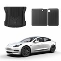 Custom Fit Cargo Trunk Mat Liner For Bmw Ix 2022-2026 Xdrive45 Xdrive50 Xdrive60 M60 M70 All Weather Tpe Floor Protection Black 