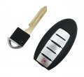 Keyless Entry Remote Smart Key Fob Shell Case For Nissan Altima Maxima Murano Pathfinder Infiniti Jx35 Q50 Q60 Qx60 Silver