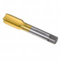 Uxcell Metric Machine Thread Milling Tap M22 X 2 5 H2 Titanium Coated Ti-coated High Speed Steel 4 Straight Flutes Screw