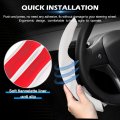 Cartist Carbon Fiber Steering Wheel Cover Compatible With Tesla Model 3 2017-2023 2024 And Y 2020-2023 Anti Skid Leather Car