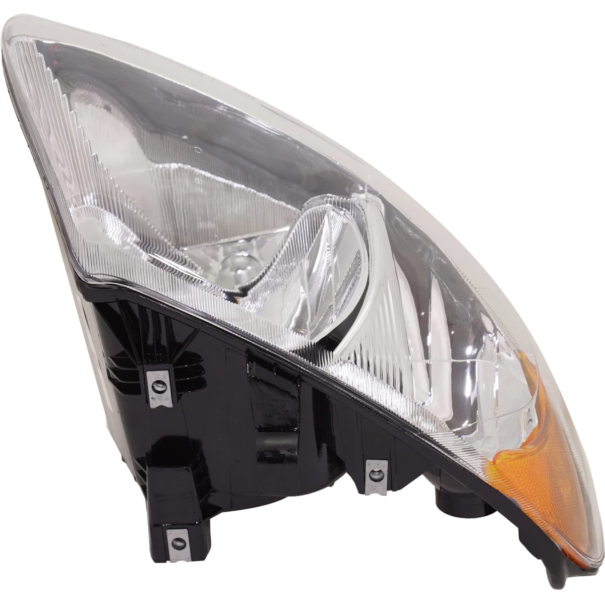Passenger Side Headlight With Bulbs Halogen For 2001 To 2007 Caravan 113 In Wheelbase Without Turn Signal Light Bulb Replaces
