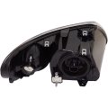 Passenger Side Headlight With Bulbs Halogen For 2001 To 2007 Caravan 113 In Wheelbase Without Turn Signal Light Bulb Replaces