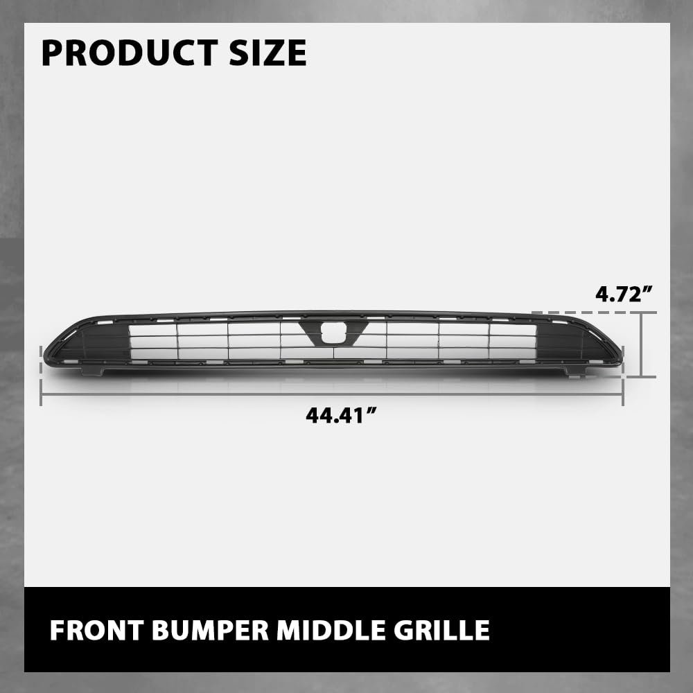 Front Bumper Center Middle Grille With Camera Option For Toyota Rav4 Xle Le 2016-2018 To1036177 Grill