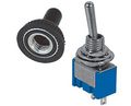 Spst Miniature Toggle Switch With Rubber Boot 