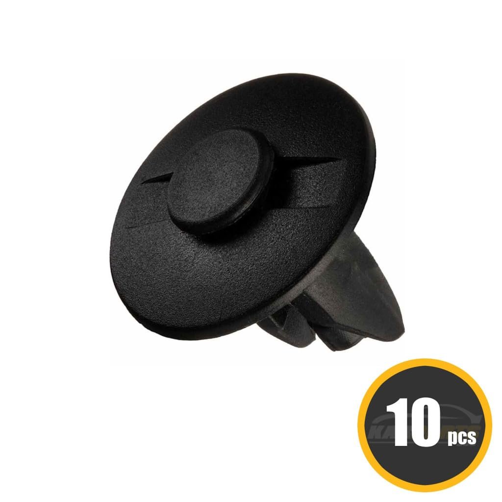 Multi Purpose Retainers For Chevy Astro 1995 To 2005 10 Pieces Replacement Black Plastic Standard Style Rivets